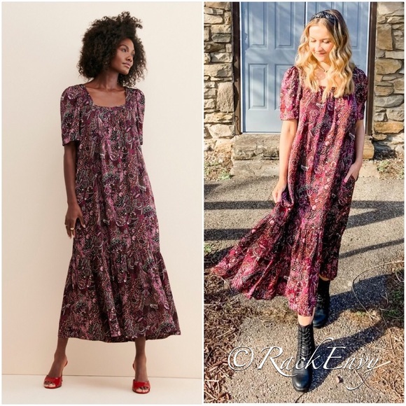 Nwt Anthropologie Lisabetta Maxi Dress 